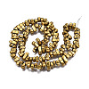 Electroplate Non-magnetic Synthetic Hematite Beads Strands X-G-T061-102L-3