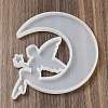 Moon DIY Silhouette Statue Silicone Molds DIY-F148-02C-1