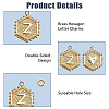 26Pcs Brass Pendants KK-HS0015-82-4