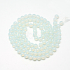 Baking Paint Glass Beads Strands DGLA-Q023-6mm-DB1-2