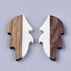Resin & Wood Cabochons RESI-Q210-015A-C03-2