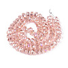 Electroplate Glass Beads Strands X-EGLA-T021-20J-2
