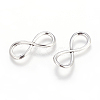 Antique Silver Tibetan Style  Infinity Links connectors X-TIBEB-4779-AS-LF-1