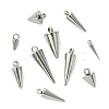 80Pcs 8 Styles Stainless Steel Pendants STAS-CJ0002-85-8