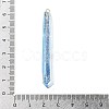 Electroplated Natural Quartz Pendants G-P315-B01-10G-3
