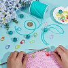 30Pcs Eco-Friendly ABS Plastic Knitting Crochet Locking Stitch Markers Holder IFIN-SC0001-96D-3