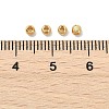 SHEGRACE Brass Textured Round Beads XGRPCU075-296G-3
