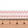 Baking Paint Pearlized Glass Pearl Bead Strands HY-N002-4mm-A10-5