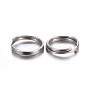 Tarnish Resistant 304 Stainless Steel Split Rings LS-X-STAS-P223-22P-04-2