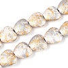 Spray Painted Synthetic Turquoise Beads Strands G-N352-28A-01-1