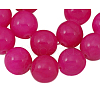 Natural Yellow Jade Beads Strands X-JBR8mm-21-1