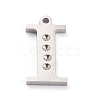 Non-Tarnish 304 Stainless Steel Pendant Rhinestone Settings STAS-F267-09I-P-2