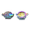 Autumn Theme Rainbow Color Alloy Pendants PALLOY-N156-139-NR-3