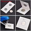 Cardboard Staple Type Coin Mylar Flip Holder Cover Case AJEW-WH0052-06A-2