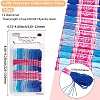 12 Skeins 6-Ply Polycotton(Polyester Cotton) Embroidery Floss DIY-CY0002-94D-2
