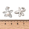Brass Micro Pave Cubic Zirconia Enamel Stud Earrings CU-CBABA66-12C-P-5