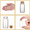 Glass Jar Bead Containers CON-Q005-4
