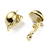 Brass Clip-on Earring Findings KK-O131-03G-A-2