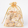 Heart Printed Organza Bags OP-R022-13x18-04-1