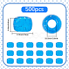 500Pcs Transparent Plastic Beads KY-SP0001-54B-2