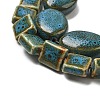 Handmade Porcelain Beads Strands PORC-B002-19B-4