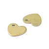 Ion Plating(IP) 201 Stainless Steel Charms STAS-H191-01B-G-2