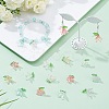 Transparent Acrylic Pendants FIND-SC0009-19-4
