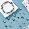 80Pcs 4 Style 304 Stainless Steel Beads STAS-DC0005-57-3