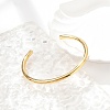 Ion Plating(IP) 304 Stainless Steel Simple Thin Cuff Bangles BJEW-P296-02G-5