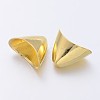 Tibetan Style Alloy Triangle Apetalous Bead Cones TIBE-5212-G-LF-1