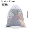 2Pcs Polyester Drawstring Clothing Storage Bags ABAG-GF0001-49B-2