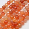 Natural Carnelian Beads Strands X-G-N0006-12mm-17-3