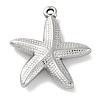 Anti-Tarnish 304 Stainless Steel Pendants STAS-D194-16S-1