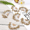 Polycotton(Polyester Cotton) Tassel Pendant Decorations FIND-T041-12-6