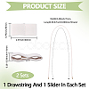 Flat Imitation Leather Drawstring for Bucket Bag FIND-WH20007-51B-2