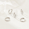 Brass Micro Pave Cubic Zirconia Hoop Earring for Women EJEW-WH0013-97P-4