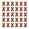 Opaque Acrylic European Beads OACR-TAC0019-006X-2