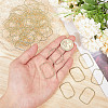 100Pcs Alloy Open Back Bezel Pendants FIND-CA0008-64-3