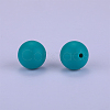 Round Silicone Focal Beads SI-JX0046A-28-2