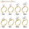 Brass Open Cuff Ring Settings LS-KK-G518-04G-02-4