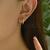 Fashionable Casual Brass Hoop Earrings XY7128-4