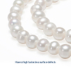 Natural Cultured Freshwater PearlBeads Strands PEAR-E002-04-01-2