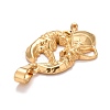 Ion Plating(IP) 304 Stainless Steel Pendants STAS-D165-14G-08-3