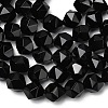 Natural Black Onyx  Beads Strands G-Z119-A04-02-5