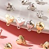 16Pcs 4 Style Spray Painted Alloy Stud Earrings Findings FIND-LS0001-66-5