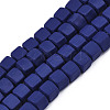 Handmade Polymer Clay Beads Strands X-CLAY-S092-78-5