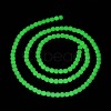 Luminous Glass Bead Strands GLAA-H018-01B-1