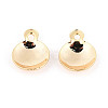 Brass Pendant Cabochon Settings KK-T077-16G-02-1
