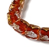 Handmade Gold Foil and Silver Foil Lampwork Beads FOIL-C001-01C-02-3