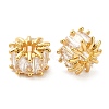 Rack Plating Brass Micro Pave Cubic Zirconia Beads KK-Q795-02-3